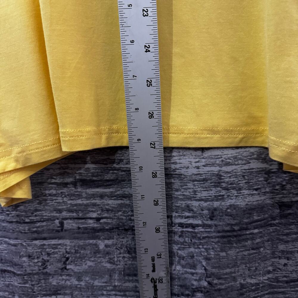 PIKO Green Earth Fashion Light Weight Yellow Tshirt Women Size Small - Picture 6 of 7